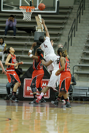 Arkansas State @ UALR Women's Basketball 3-1-2014 (© Justin Manning) JWM_0046