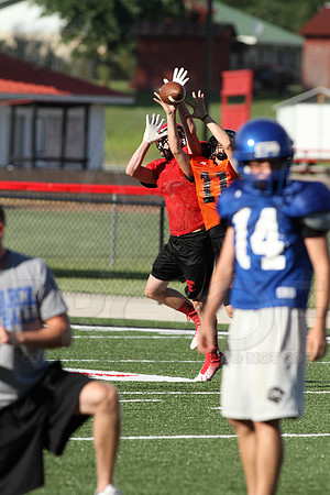 Harmony Grove Football Team Camp (Practice) 7-15-2014 (©Justin Manning) JWM_049