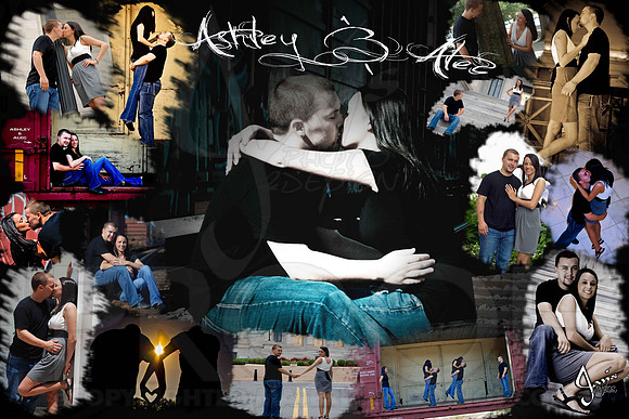 Ashley & Alec Engagement Collage1