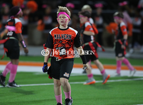 Malvern Cubs Orange vs. Malvern Cubs Black 3rd grade flag football 10-15-24_JWM_0187