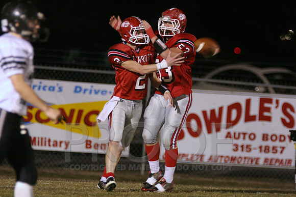 Josh Robertson congradulating Paul Ditzig on a reception for a TD.jpg