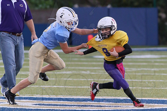Catholic @ Pulaski Academy (Peewee) 10-14-2014 (©Justin Manning) JWM_0090