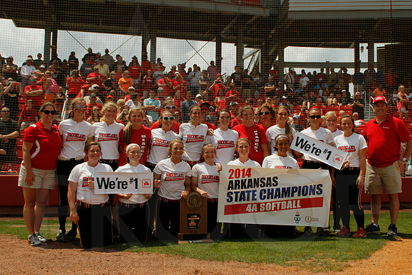 4A State Finals Softball Mena vs. Brookland 5-24-2014 (© Justin Manning) JWM_0504