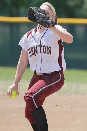 Benton vs. Mountain Home 6A State Softball Playoffs 5-11-13 (© Justin Manning) JWM0060