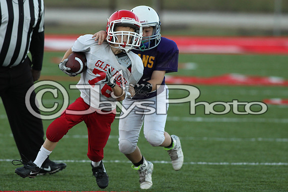 Poyen @ Glen Rose Peewee Football 10-19-2015 (©Justin Manning) JWM_0326