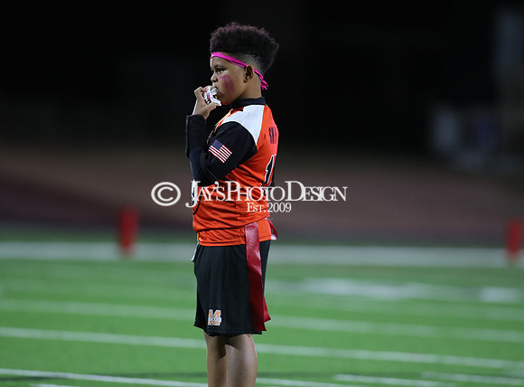 Malvern Cubs Orange vs. Malvern Cubs Black 3rd grade flag football 10-15-24_JWM_0687