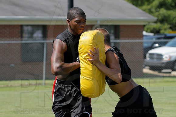 Tyrell Johnson Football Camp 7-20-12 (Justin Manning)136
