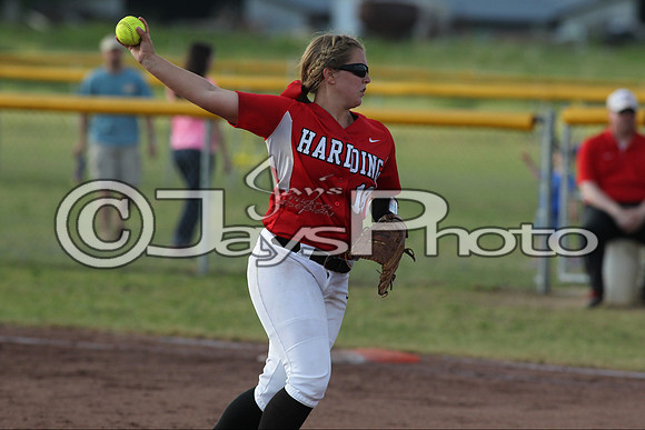 Glen Rose vs Harding Academy softball (Regionals) 5-8-2015 (©Justin Manning) JWM_0207