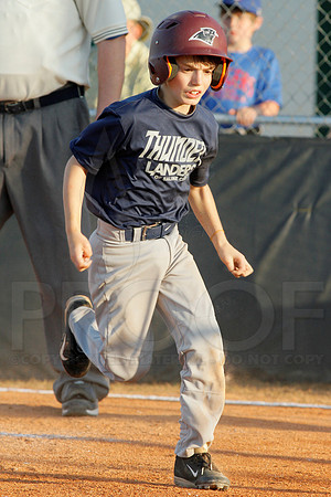 Thunder vs. A's 9-10 year old baseball 4-22-2014 (© Justin Manning) JWM_0041