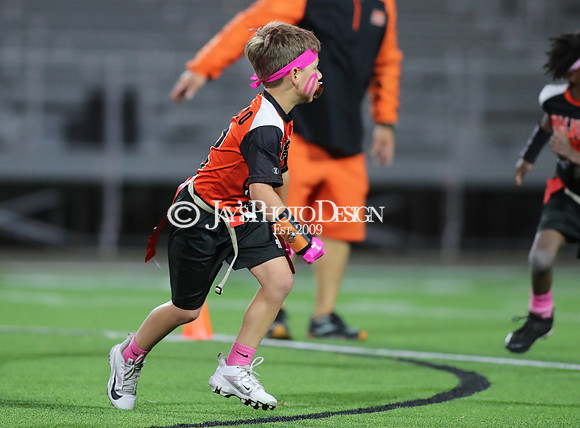Malvern Cubs Orange vs. Malvern Cubs Black 3rd grade flag football 10-15-24_JWM_0367
