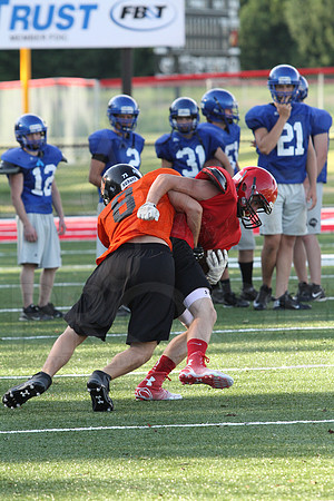 Harmony Grove Football Team Camp (Practice) 7-15-2014 (©Justin Manning) JWM_138