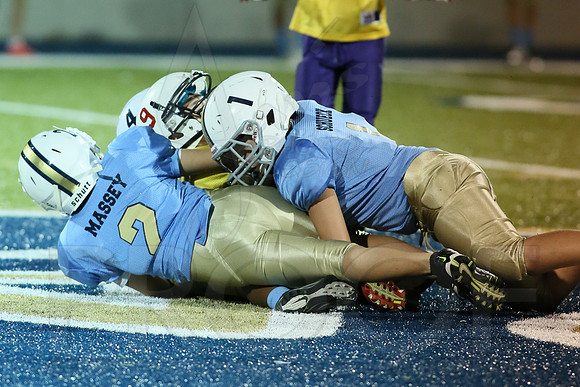 Catholic @ Pulaski Academy (Peewee) 10-14-2014 (©Justin Manning) JWM_0156
