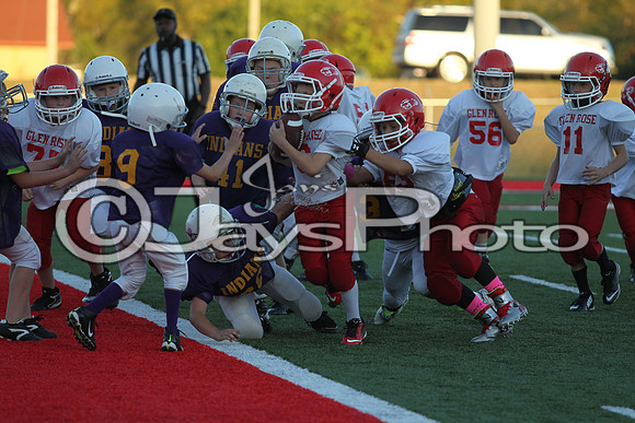 Poyen @ Glen Rose Peewee Football 10-19-2015 (©Justin Manning) JWM_0227