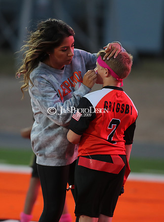 Malvern Cubs Orange vs. Malvern Cubs Black 3rd grade flag football 10-15-24_JWM_0101