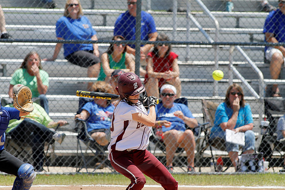 Benton vs. Mountain Home 6A State Softball Playoffs 5-11-13 (© Justin Manning) JWM0127
