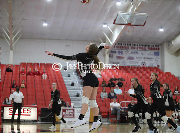 Cossatot River vs. Harding Academy (3A Volleyball South Regional Tournament) 10-22-24_JWM_0220
