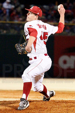 Miss Valley State @ Arkansas Baseball 3-27-13 (© Justin Manning) JWM0308