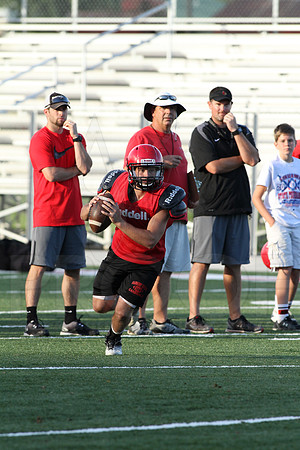 Harmony Grove Football Team Camp (Practice) 7-15-2014 (©Justin Manning) JWM_254