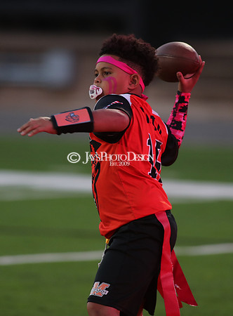 Malvern Cubs Orange vs. Malvern Cubs Black 3rd grade flag football 10-15-24_JWM_0112