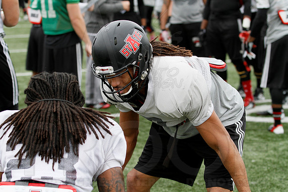 Arkansas State GoDaddy Bowl Practice 1-2-14 (©Justin Manning) JWM_0317