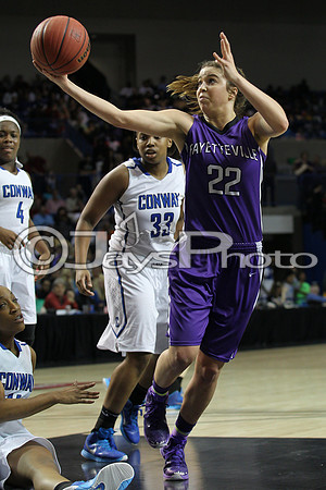 Conway vs. Fayetteville 7A Girls State Finals 3-14-2015 (©Justin Manning) JWM_209