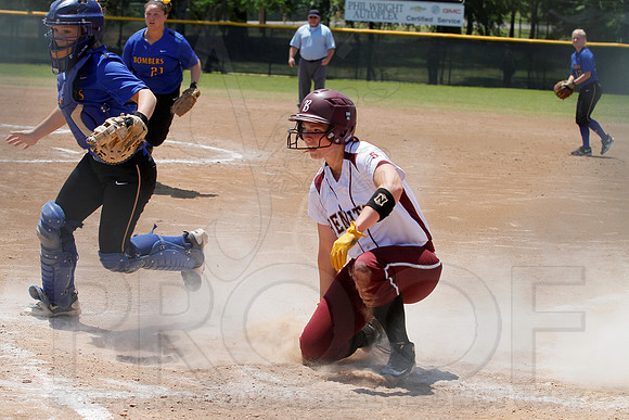 Benton vs. Mountain Home 6A State Softball Playoffs 5-11-13 (© Justin Manning) JWM0204