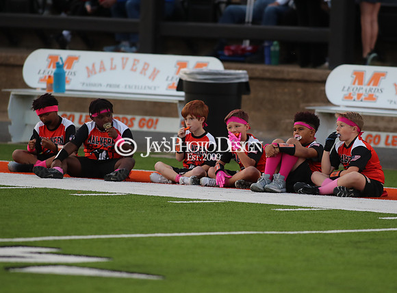 Malvern Cubs Orange vs. Malvern Cubs Black 3rd grade flag football 10-15-24_JWM_0012