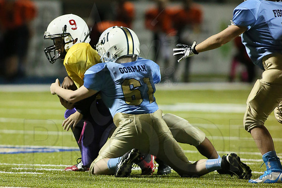 Catholic @ Pulaski Academy (Peewee) 10-14-2014 (©Justin Manning) JWM_0168