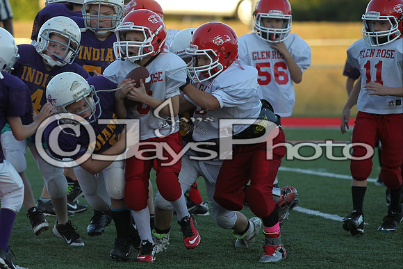 Poyen @ Glen Rose Peewee Football 10-19-2015 (©Justin Manning) JWM_0225