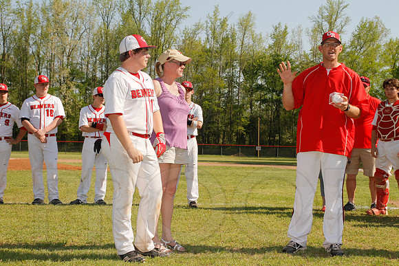 Mayflower @ Glen Rose baseball (Senior Night) 4-22-2014 (© Justin Manning) JWM_0042