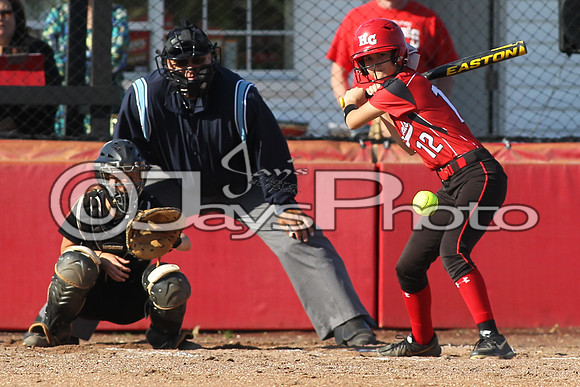 Bauxite @ Harmony Grove softball 4-21-2015 (©Justin Manning) JWM_0358