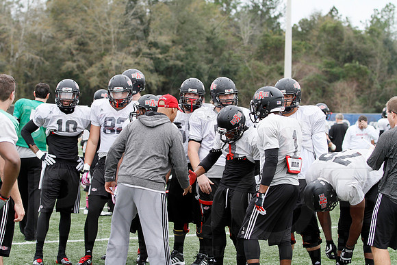 Arkansas State GoDaddy Bowl Practice 1-2-14 (©Justin Manning) JWM_0254