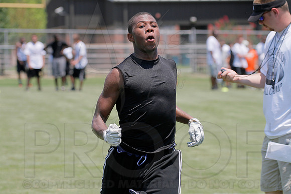 Tyrell Johnson Football Camp 7-20-12 (Justin Manning)347