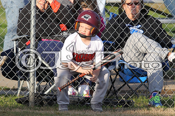 Bomb Squad vs Tigers 6-7 year old (Pitching Machine) 4-27-2015 (©Justin Manning) JWM_0184