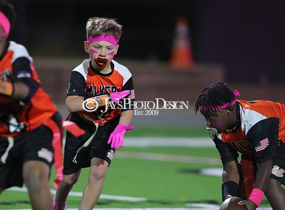 Malvern Cubs Orange vs. Malvern Cubs Black 3rd grade flag football 10-15-24_JWM_0612
