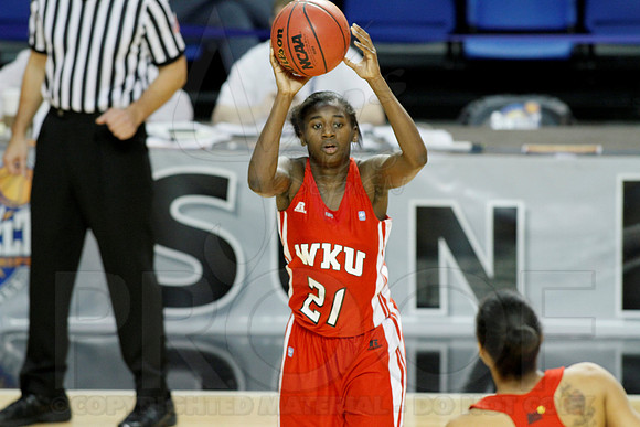 Western Kentucky vs. UALR Women's 3-10-13 JWM0176 (©Justin Manning)