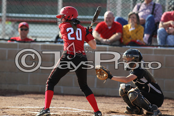 Bauxite @ Harmony Grove softball 4-21-2015 (©Justin Manning) JWM_0252
