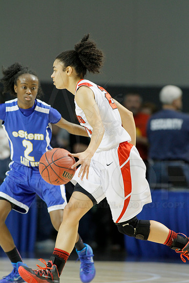 3A Girls State Finals-Harding Academy vs. eStem 3-14-2014 (© Justin Manning) JWM_0074