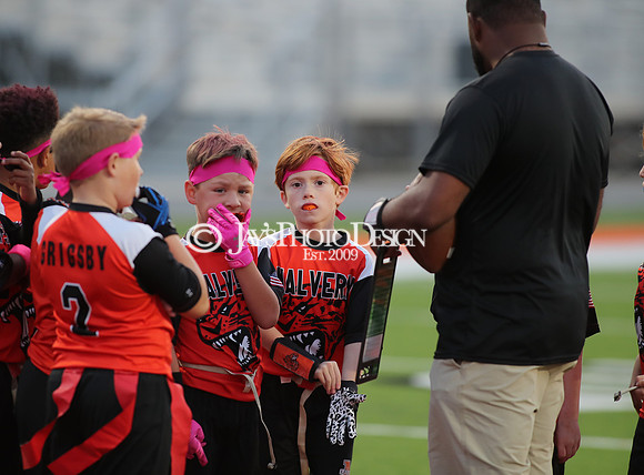 Malvern Cubs Orange vs. Malvern Cubs Black 3rd grade flag football 10-15-24_JWM_0046