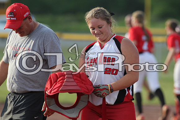 Glen Rose vs Harding Academy softball (Regionals) 5-8-2015 (©Justin Manning) JWM_0253