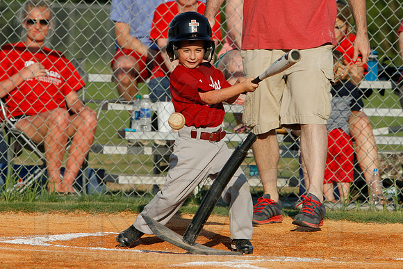 Phillies vs. Razorbacks 5-6 year old baseball 6-3-2014 (© Justin Manning) JWM_0177