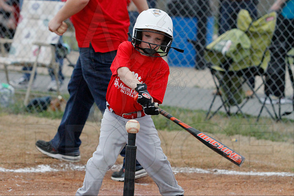 Phillies vs. Razorbacks 5-6 year old baseball 4-3-2014 (© Justin Manning) JWM_0291