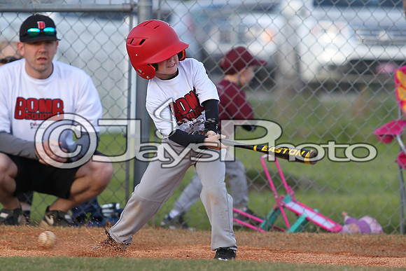 Bomb Squad vs Tigers 6-7 year old (Pitching Machine) 4-27-2015 (©Justin Manning) JWM_0012
