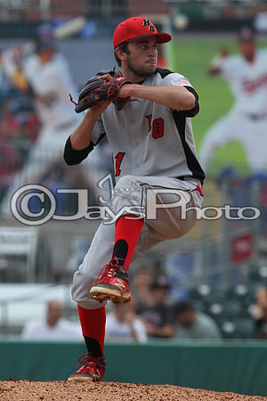Harmony Grove vs. Episcopal Baseball (Dickey Stephens Park) 4-2-2015 (©Justin Manning) JWM_0086