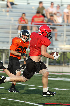 Harmony Grove Football Team Camp (Practice) 7-15-2014 (©Justin Manning) JWM_242