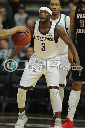 Louisiana Lafayette @ Arkansas-Little Rock Men's Basketball 1-7-2016 (©Justin Manning) JWM_0042