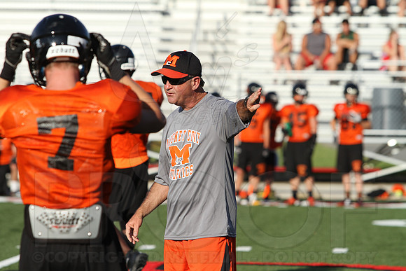 Harmony Grove Football Team Camp (Practice) 7-15-2014 (©Justin Manning) JWM_155