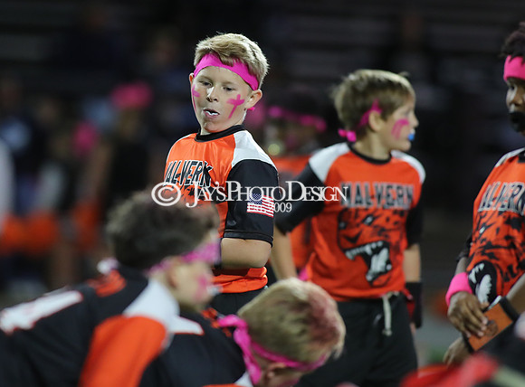 Malvern Cubs Orange vs. Malvern Cubs Black 3rd grade flag football 10-15-24_JWM_0600