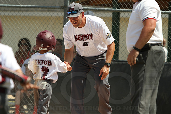 Benton vs. Mountain Home 5-6 year old All Stars 7-12-2014 (©Justin Manning) JWM_037