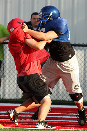 Harmony Grove Football Team Camp (Practice) 7-15-2014 (©Justin Manning) JWM_162
